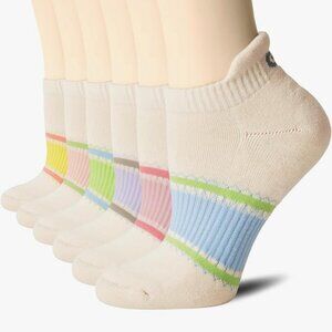 CS CELERSPORT 6 Pairs Ankle Athletic Running Socks Low Cut Sports Tab Socks